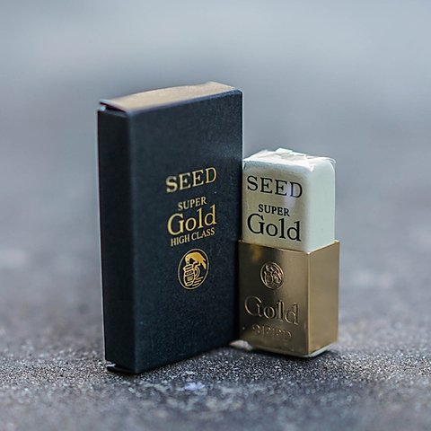 SEED Supergold Eraser ✏︎ SEED 'Supergold' radír