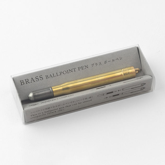 Traveler's Brass Ballpoint Pen ✑ Traveler's réz golyóstoll