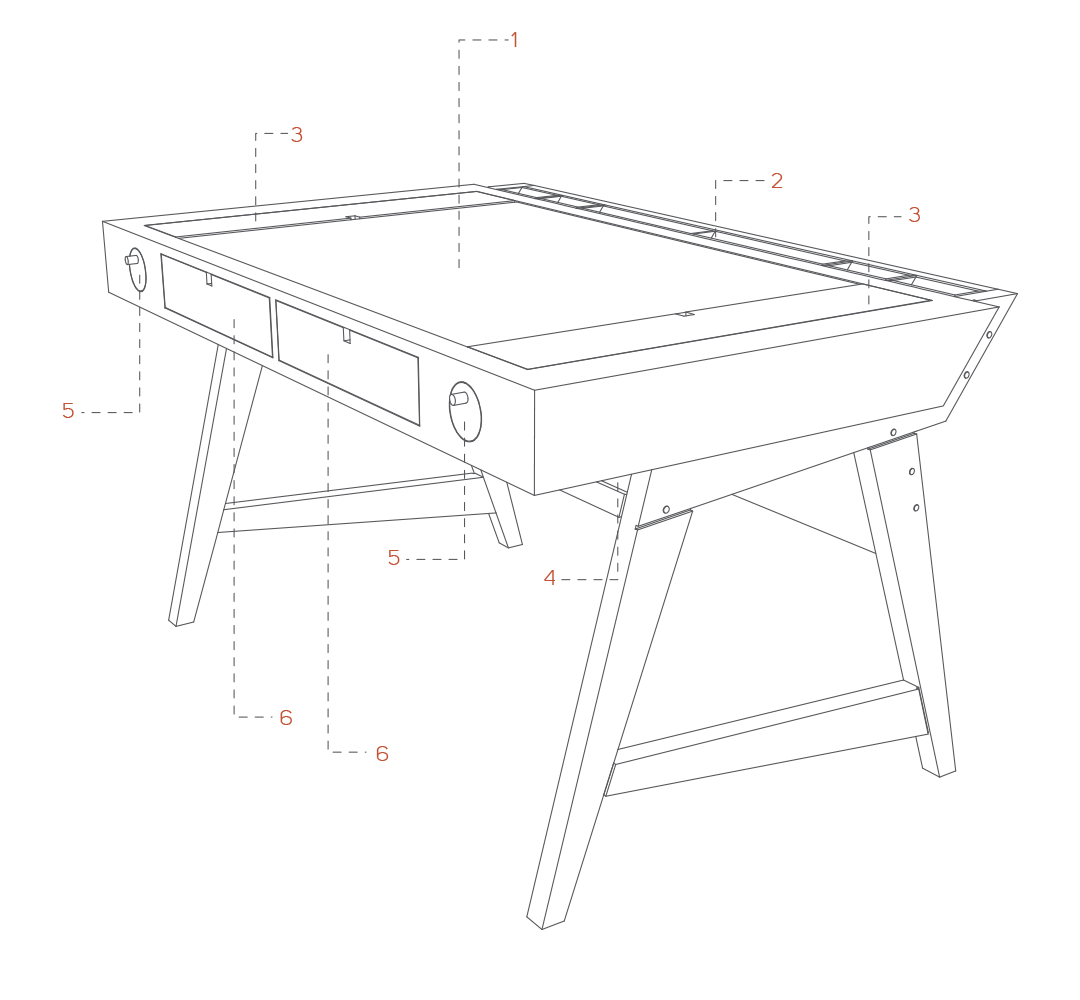 Viarco Risko Drawing Table ✏︎ Viarco Risko rajzasztal